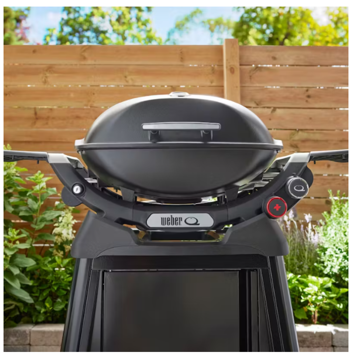 Weber Q 2800N+ Gasgrill mit Premium-Rollwagen, 1501124
